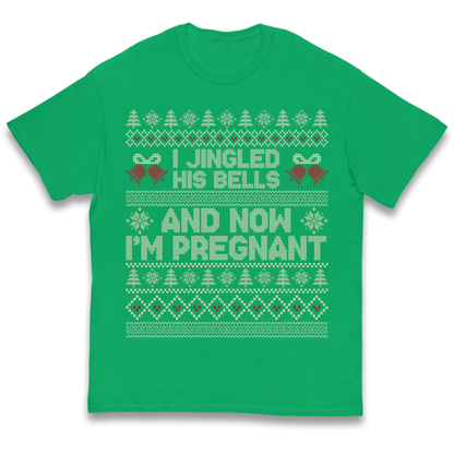 Pregnant At Christmas Kids T-Shirt
