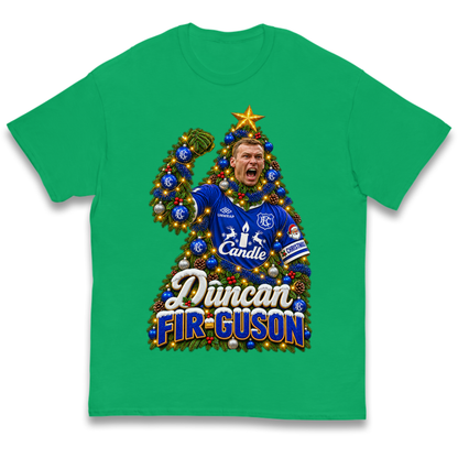 Duncan Ferguson Everton Christmas Kids T-Shirt