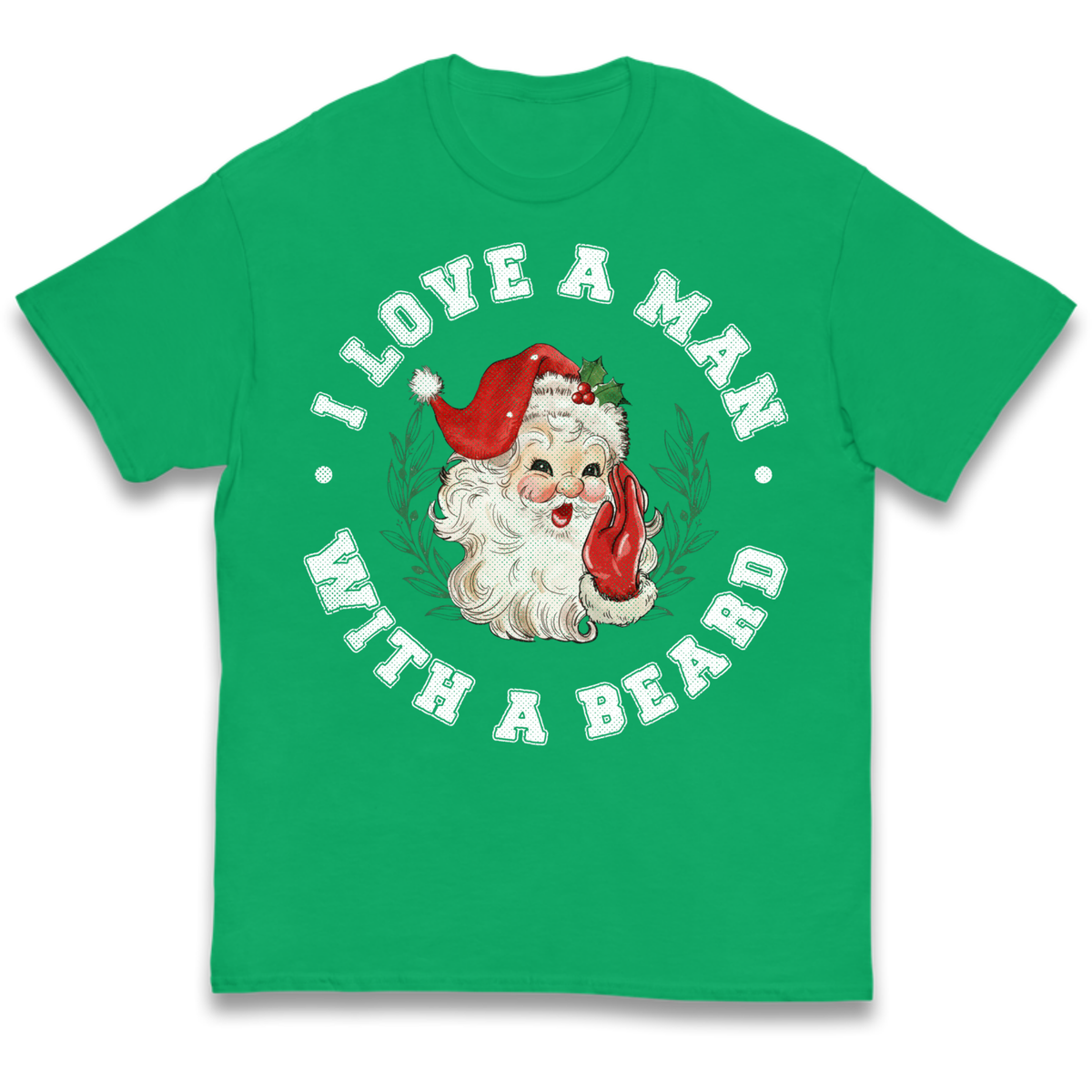 I Love A Man With A Beard Kids T-Shirt