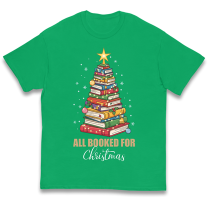 Book Tree Christmas Kids T-Shirt