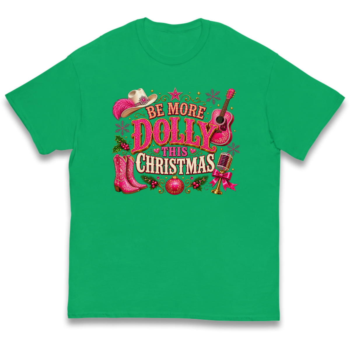 Dolly Parton Christmas Kids T-Shirt