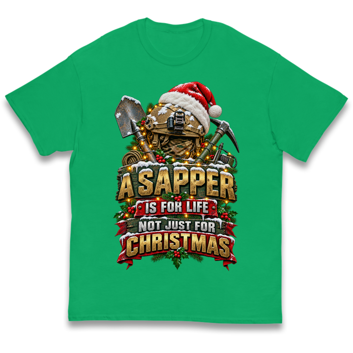 Royal Engineers Sappers Christmas Kids T-Shirt