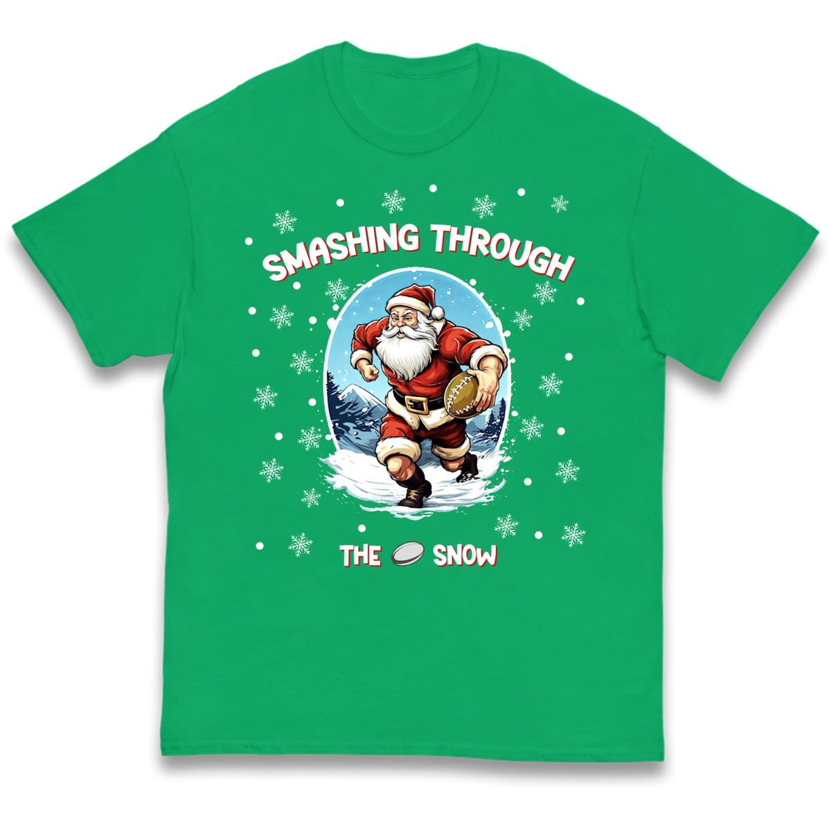 Rugby Santa Clothing Kids T-Shirt