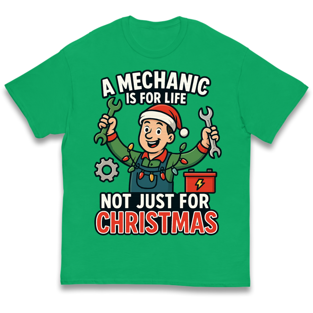 A Mechanic Is For Life Not Just For Christmas Kids T-Shirt