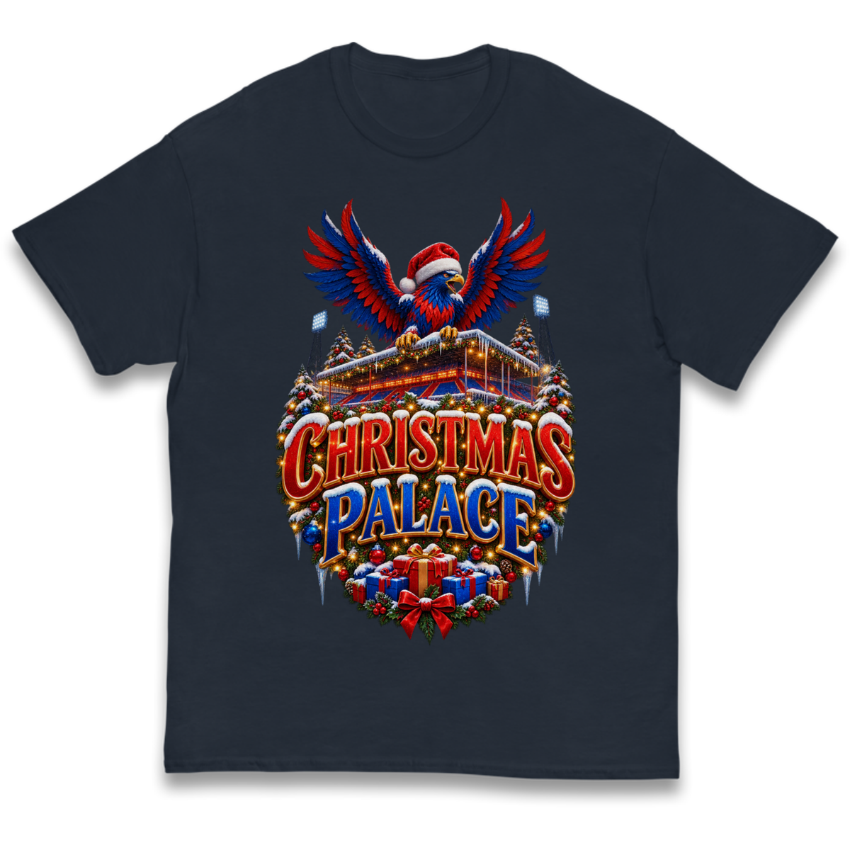 Crystal Palace Football Christmas Kids T-Shirt
