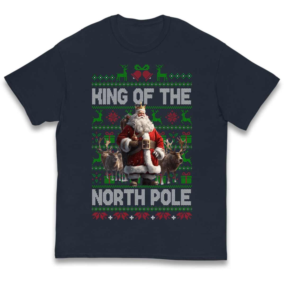 King Santa Christmas Kids T-Shirt