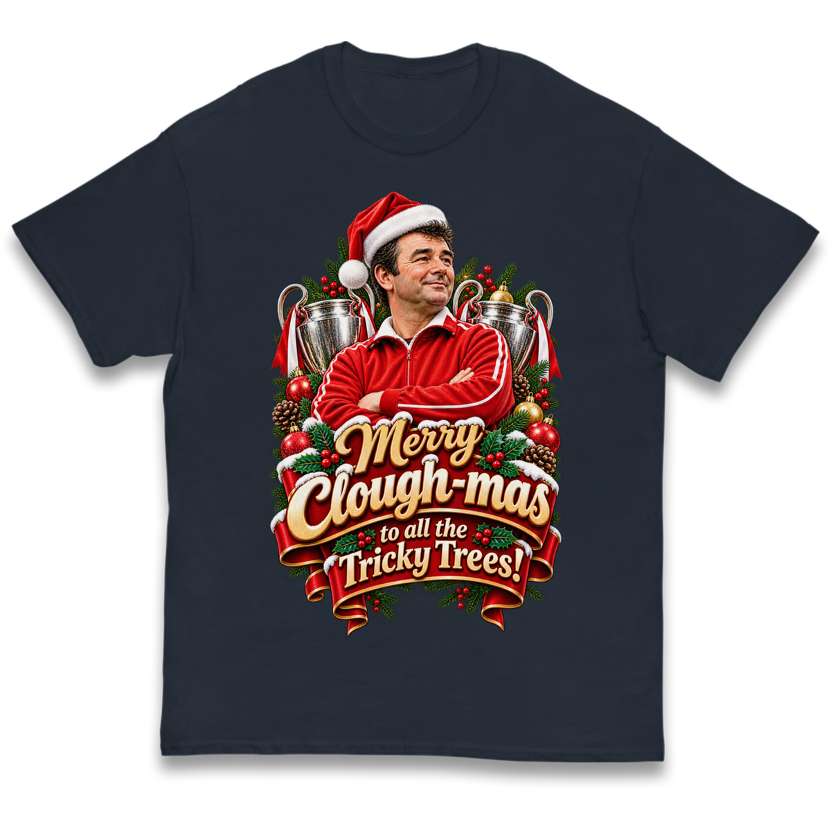 Nottm Forest Football Christmas Kids T-Shirt