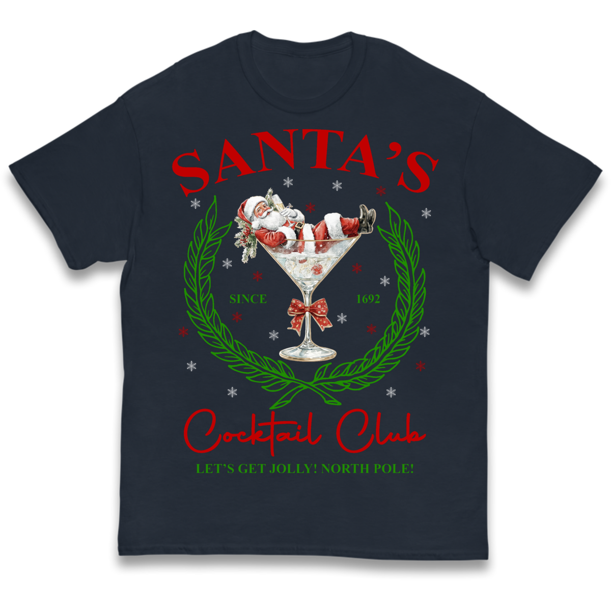 Cocktail Lover Christmas Kids T-Shirt
