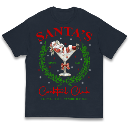 Cocktail Lover Christmas Kids T-Shirt