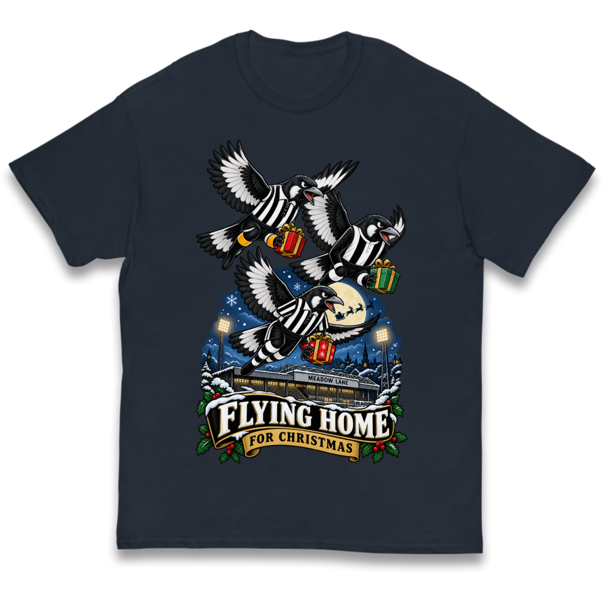 Notts County FC Christmas Kids T-Shirt