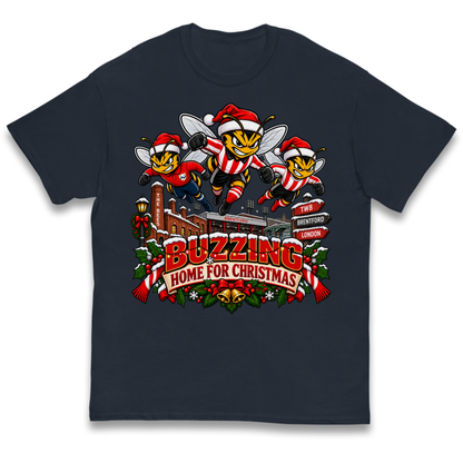 Brentford Football Christmas Kids T-Shirt