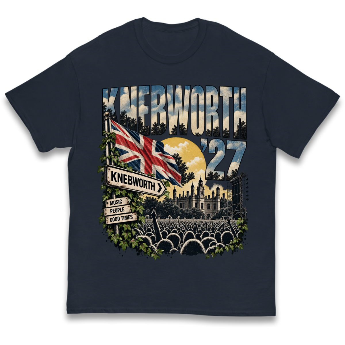Oasis Knebworth Live '27 Kids T-Shirt