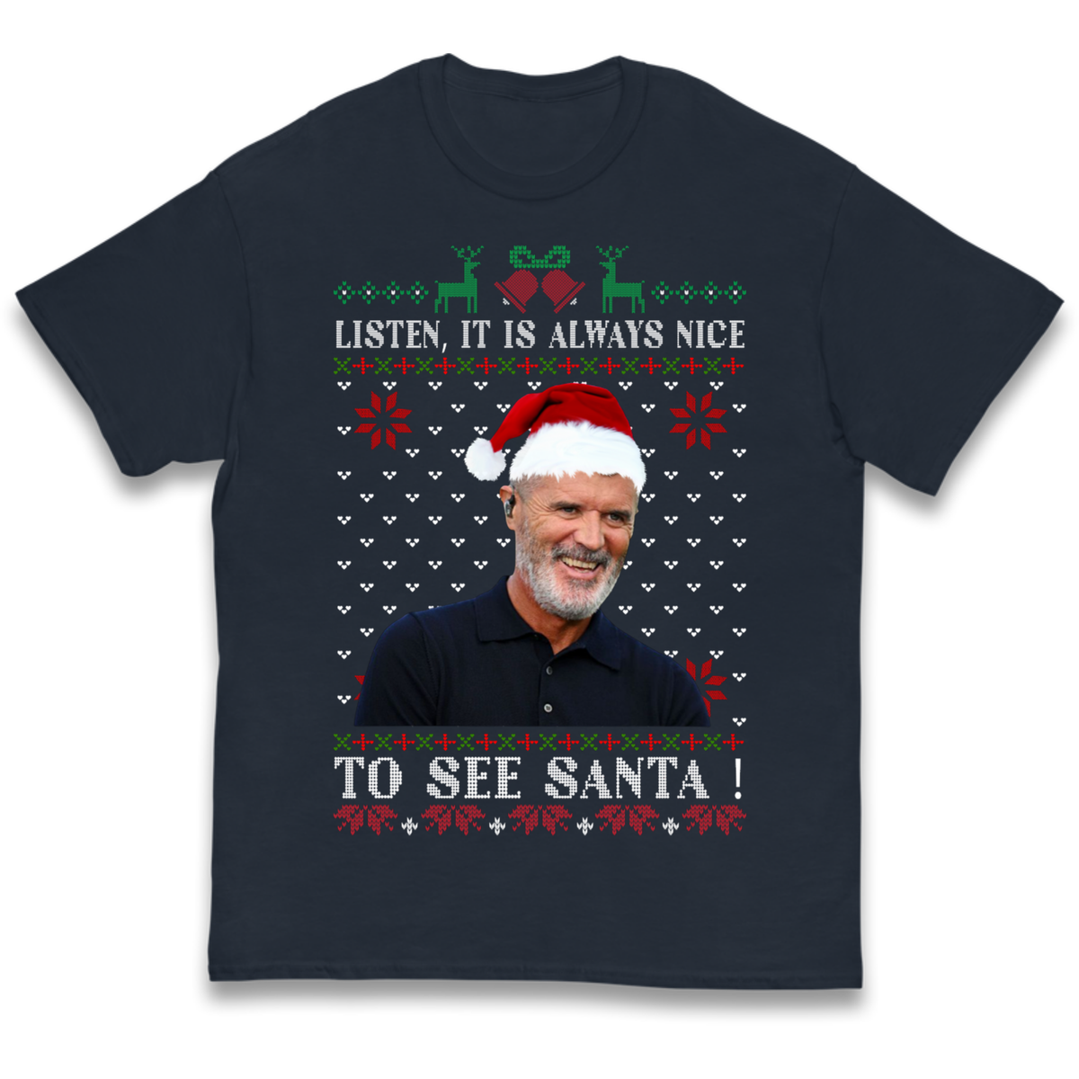 Roy Keane Christmas Kids T-Shirt