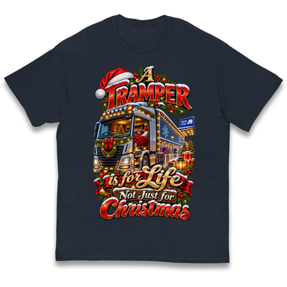 Trucker Christmas Kids T-Shirt