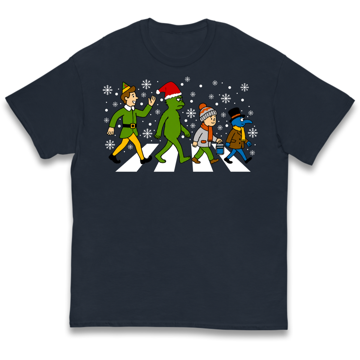 Abbey Road Walk Christmas jumper Kids T-Shirt