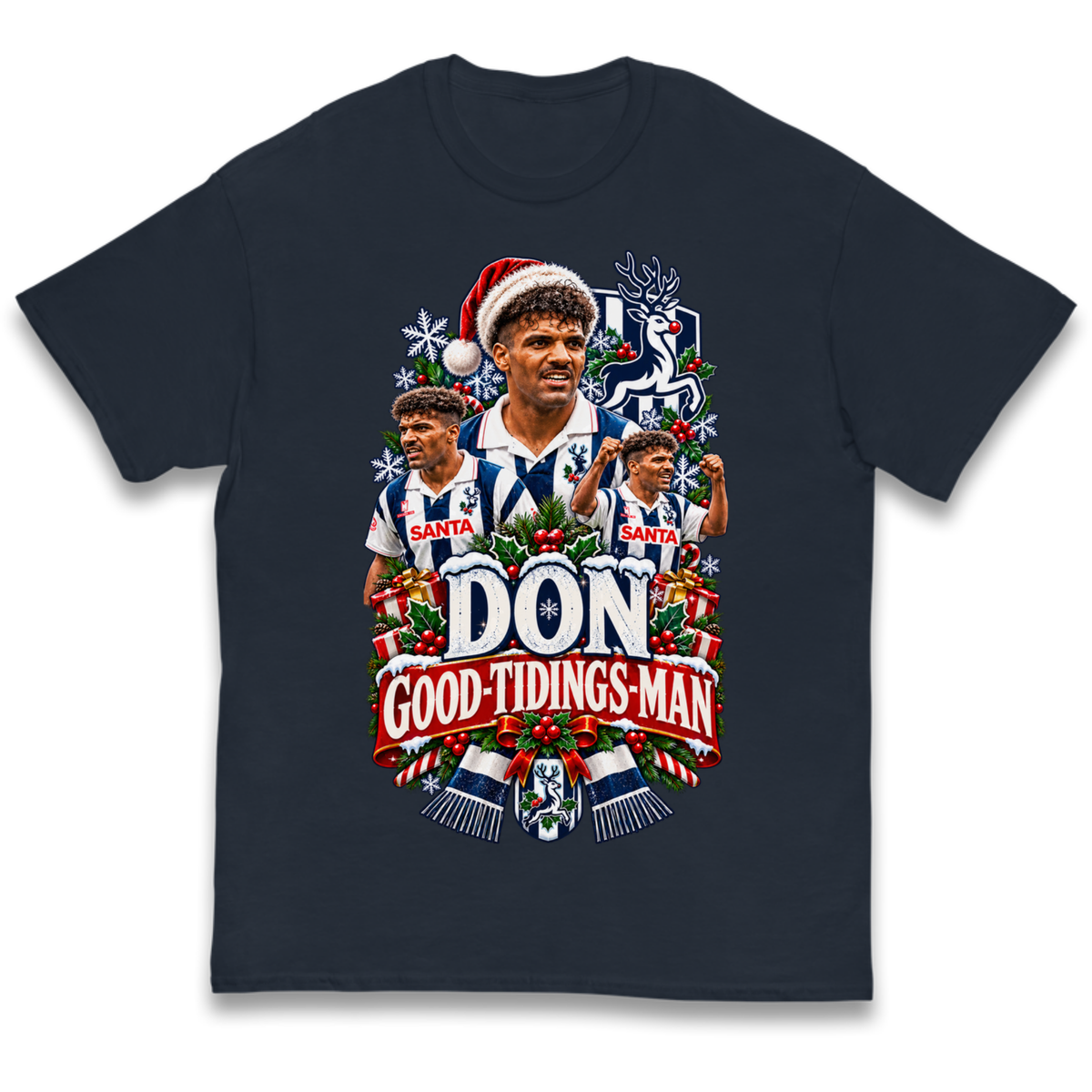 West Bromwich Albion Christmas Kids T-Shirt