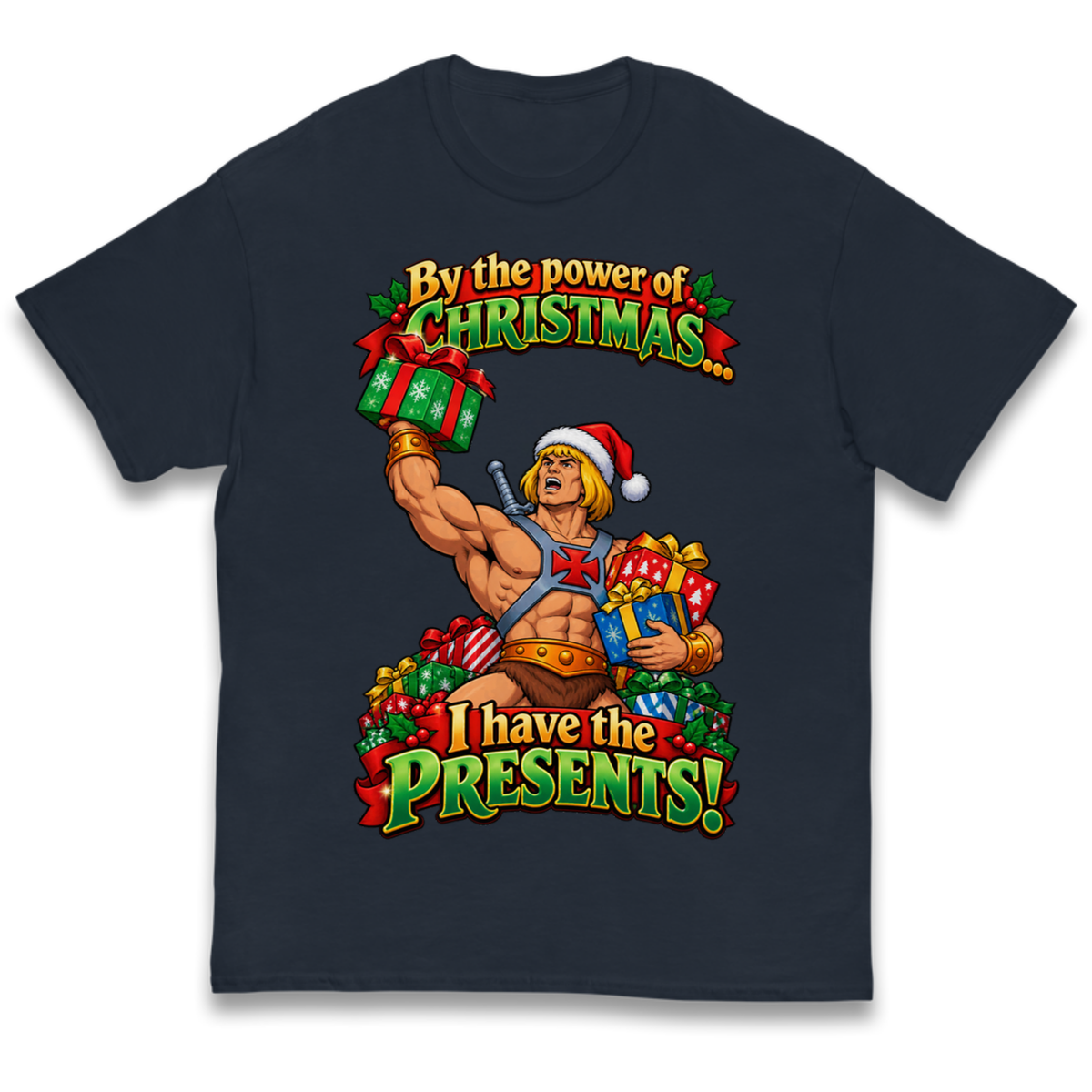 He Man Christmas Kids T-Shirt
