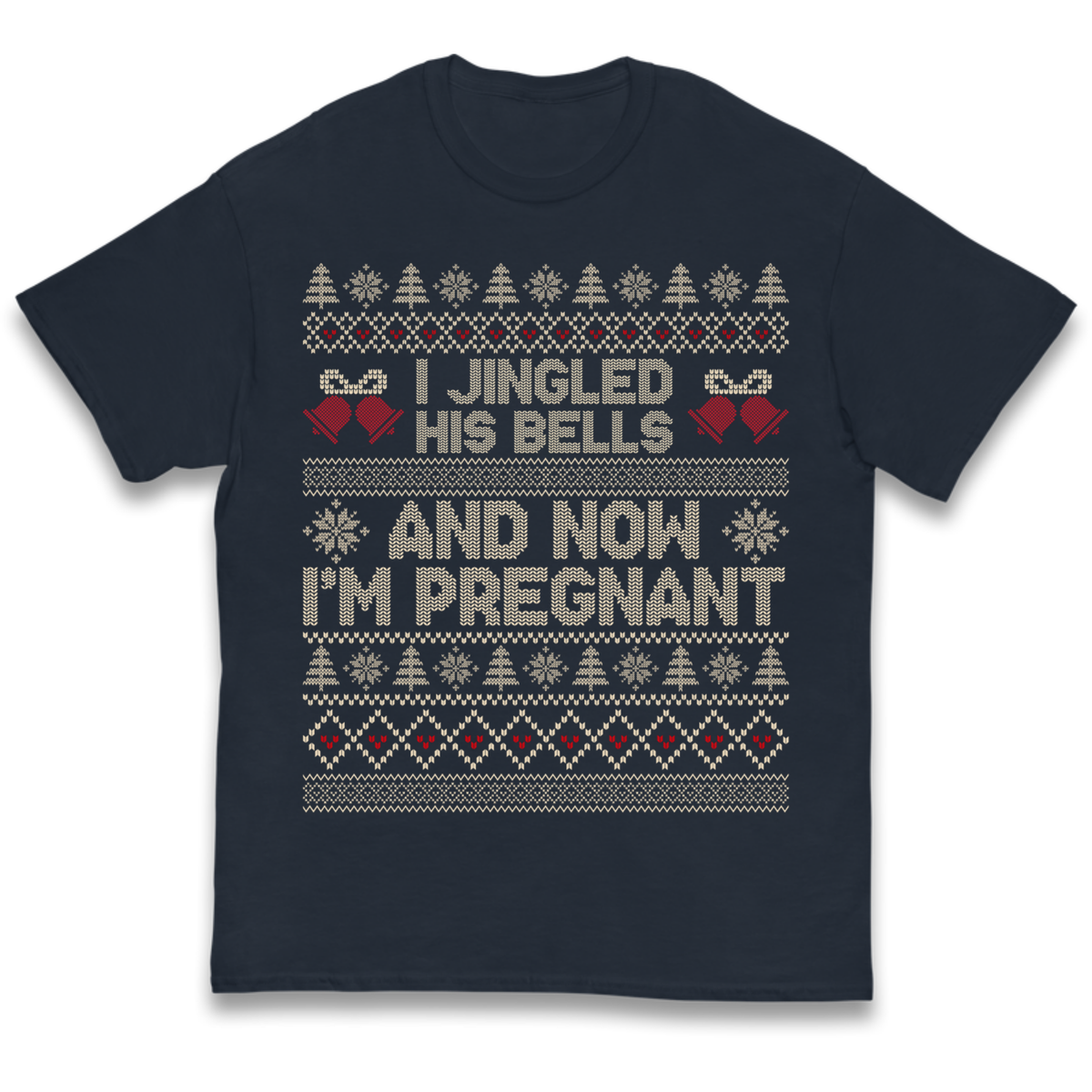 Pregnant At Christmas Kids T-Shirt