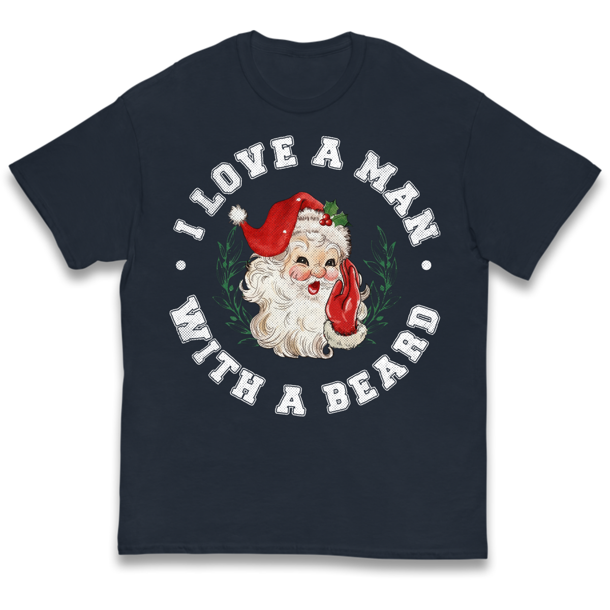 I Love A Man With A Beard Kids T-Shirt