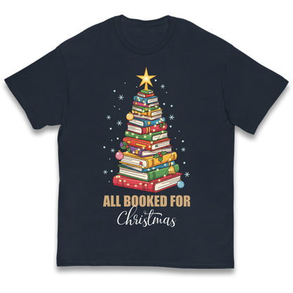 Book Tree Christmas Kids T-Shirt