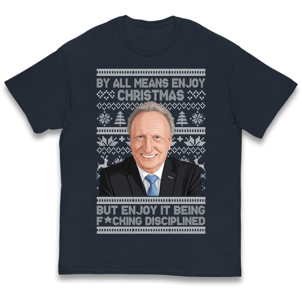 Neil Warnock Christmas Kids T-Shirt
