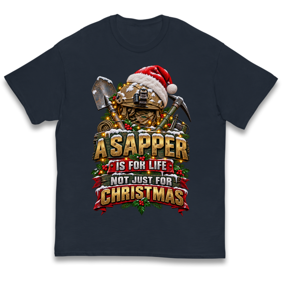 Royal Engineers Sappers Christmas Kids T-Shirt
