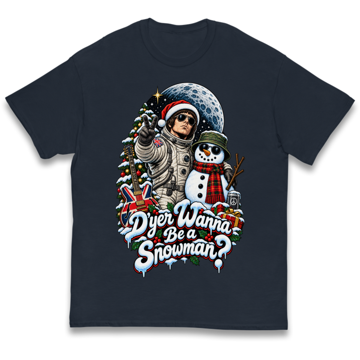 Oasis Band Christmas Kids T-Shirt