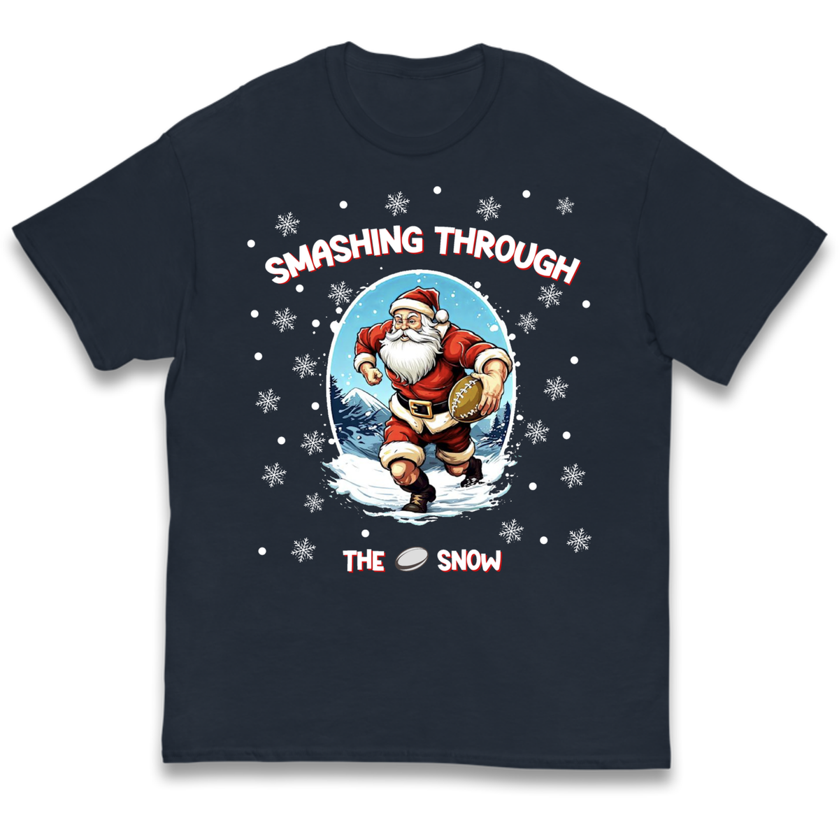 Rugby Santa Clothing Kids T-Shirt