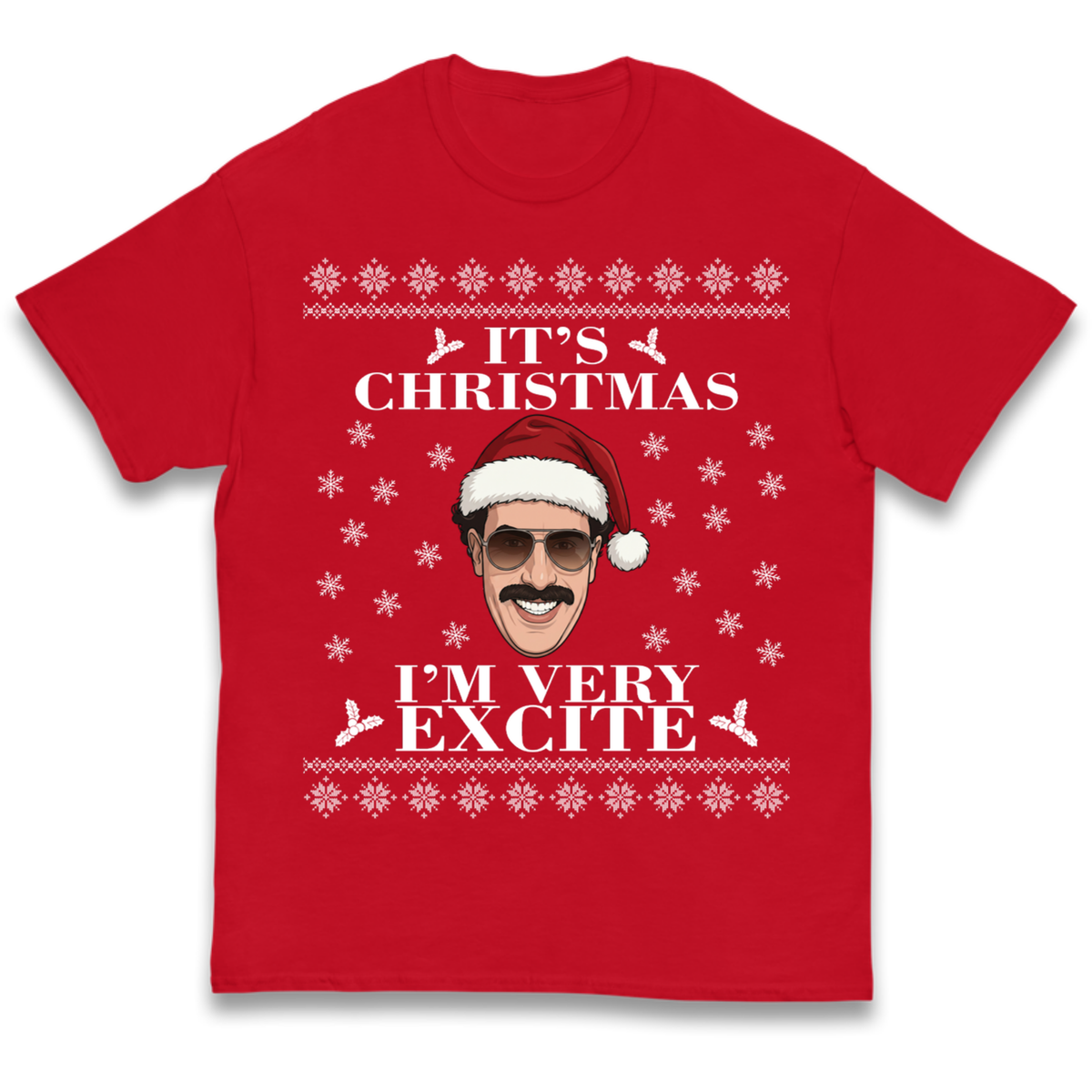 I Very Excite Christmas Kids T-Shirt
