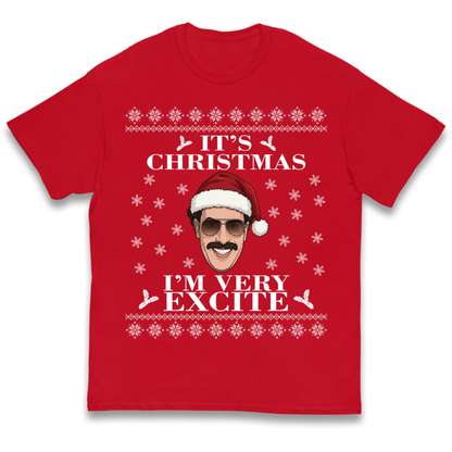 I Very Excite Christmas Kids T-Shirt
