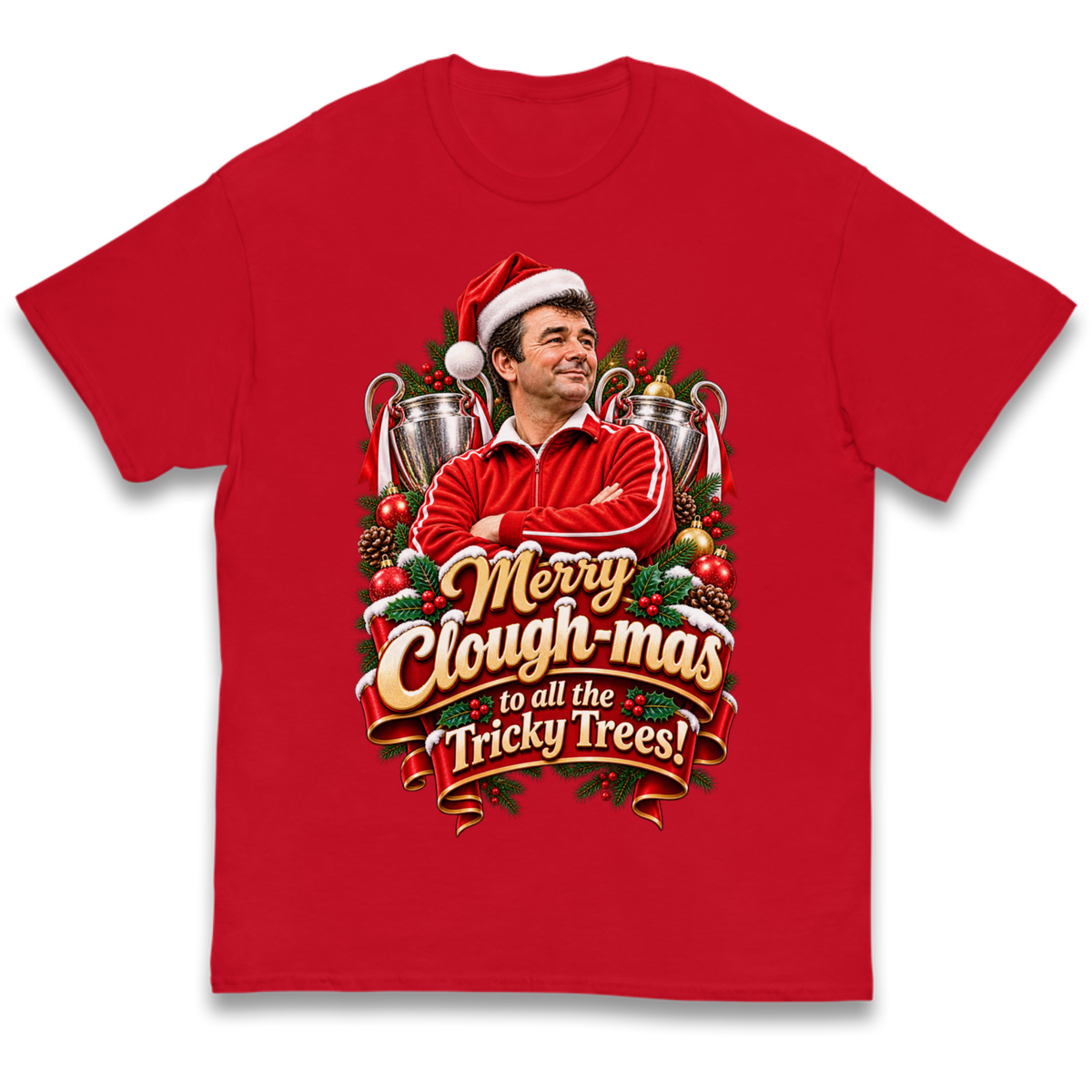 Nottm Forest Football Christmas Kids T-Shirt