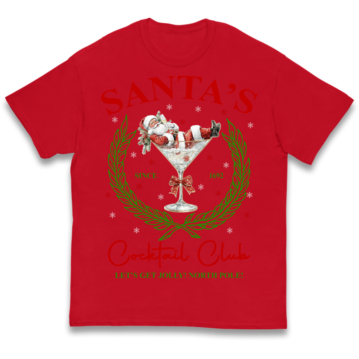 Cocktail Lover Christmas Kids T-Shirt