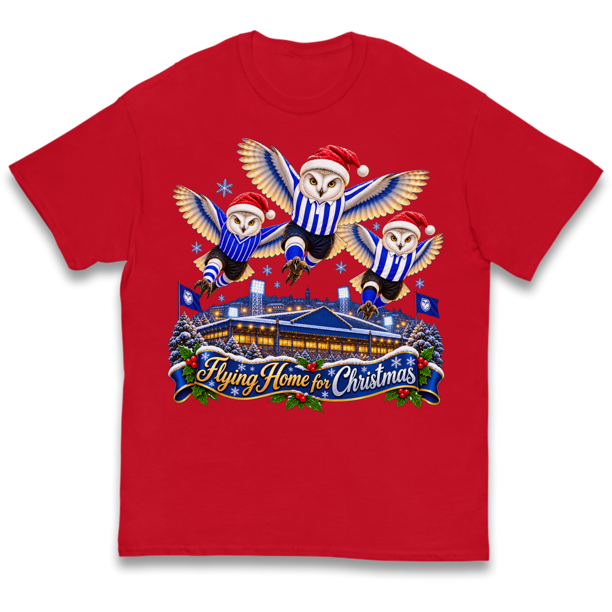 Sheff Wed Christmas Kids T-Shirt