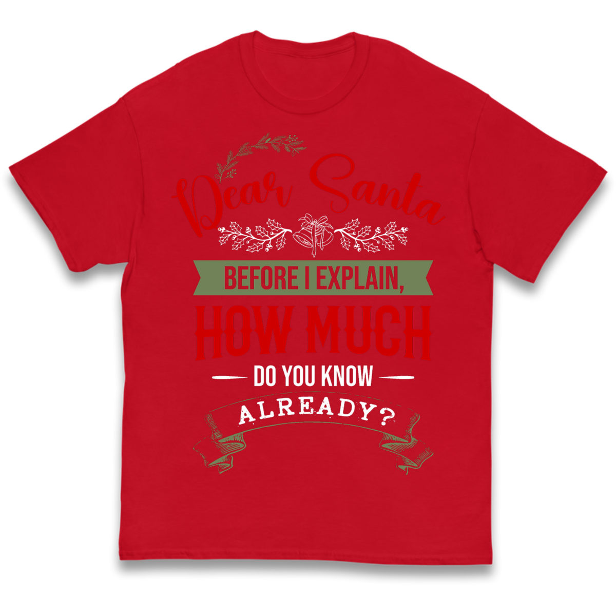 naughty christmas outfit Kids T-Shirt