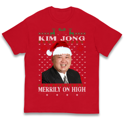 Kim Jong Christmas Kids T-Shirt