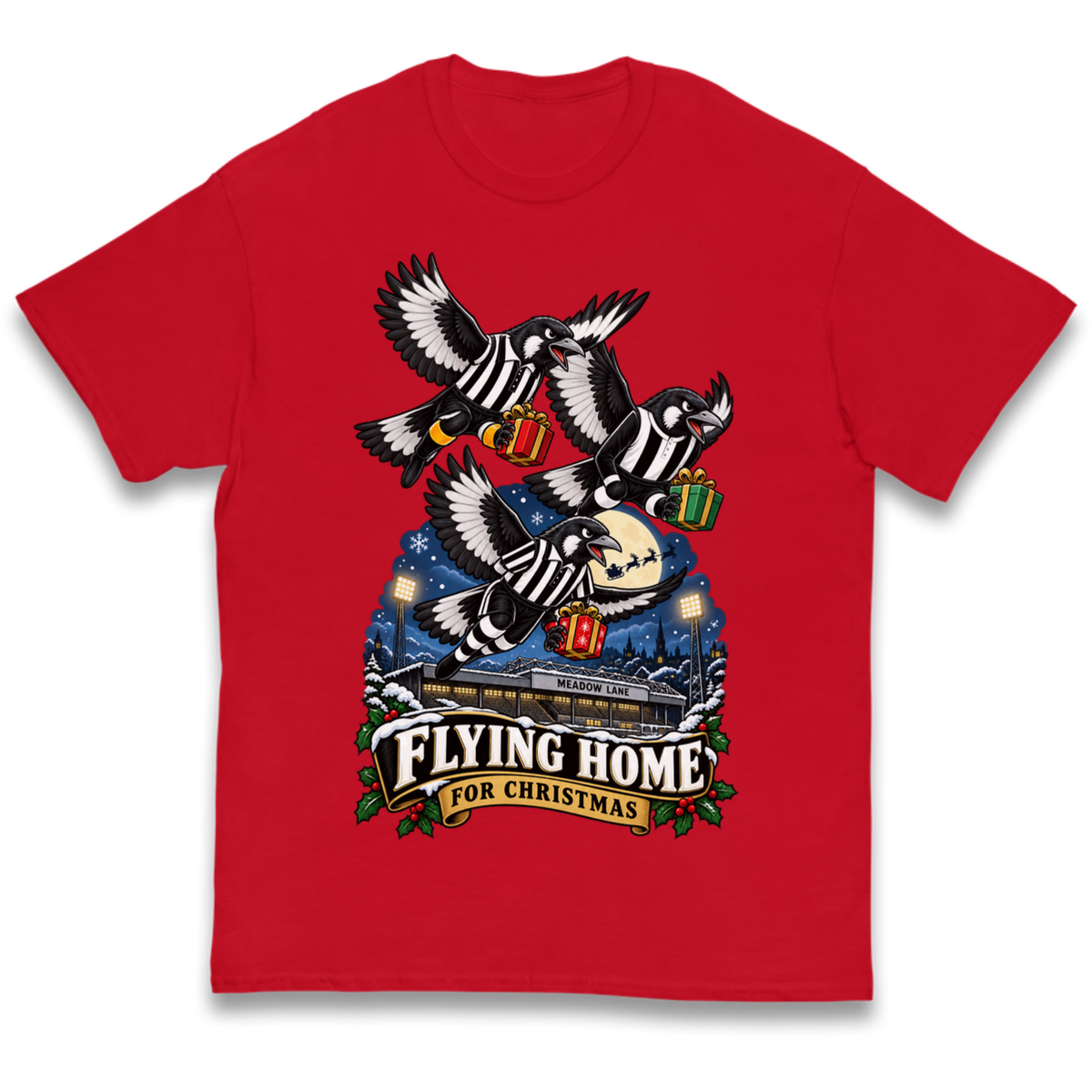 Notts County FC Christmas Kids T-Shirt