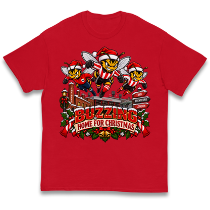 Brentford Football Christmas Kids T-Shirt