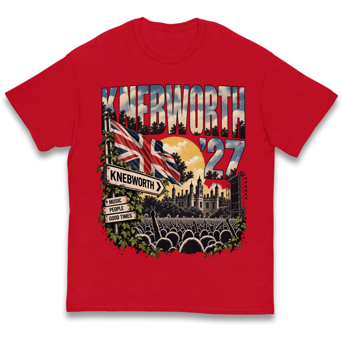 Oasis Knebworth Live '27 Kids T-Shirt