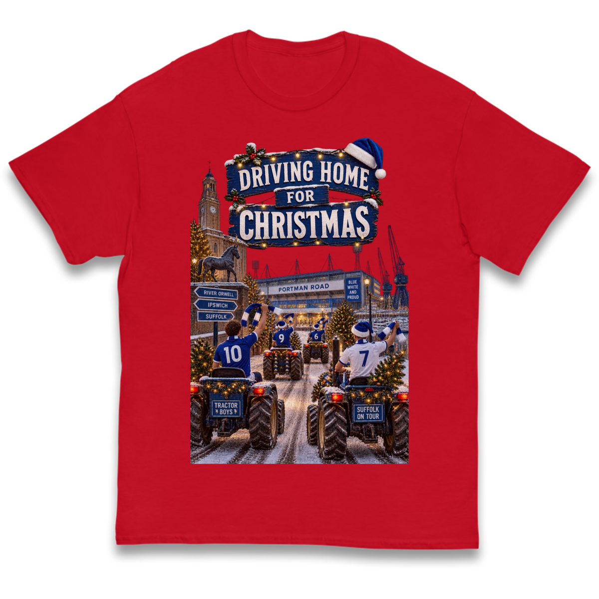 Ipswich Town Christmas Kids T-Shirt