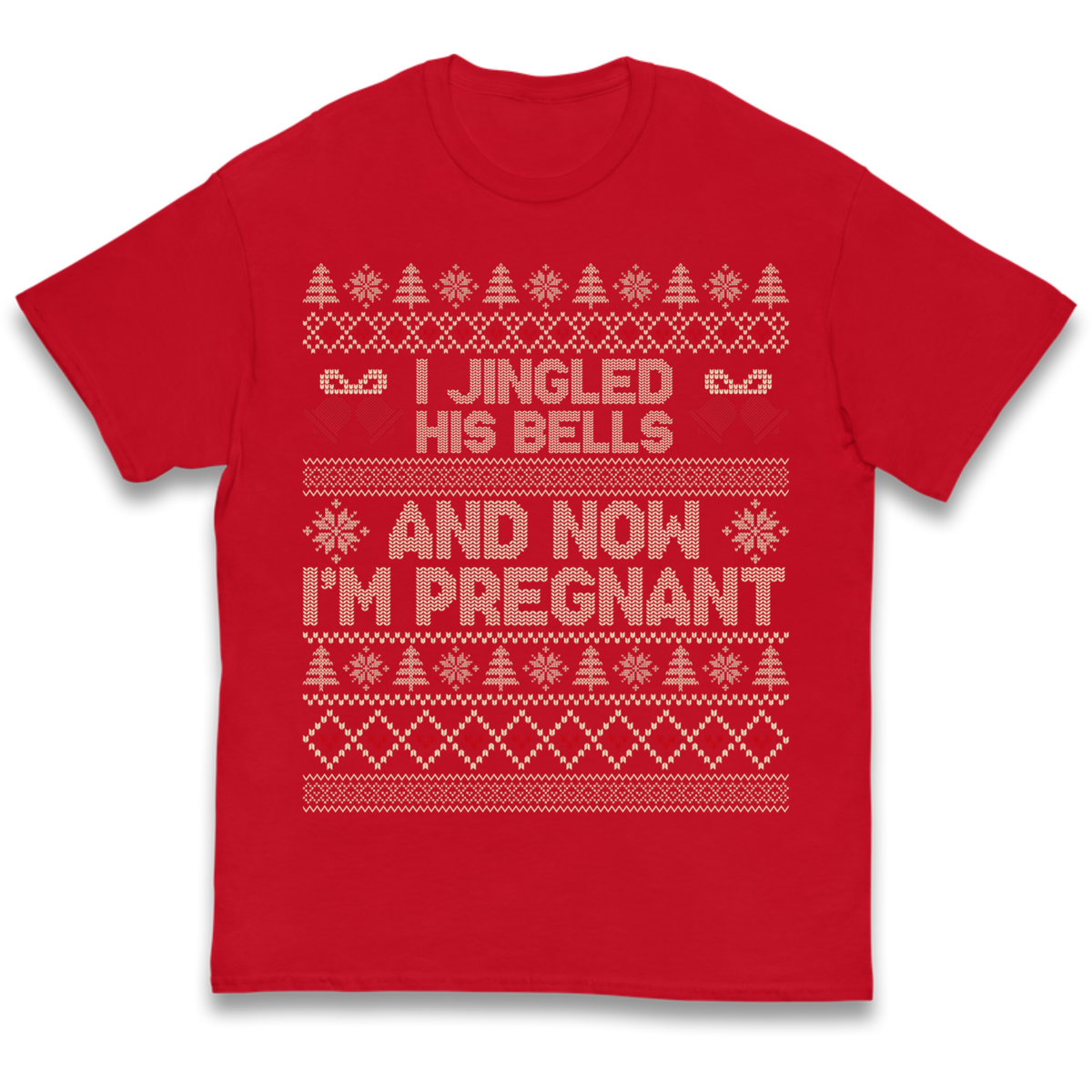 Pregnant At Christmas Kids T-Shirt