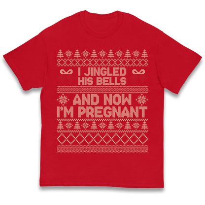 Pregnant At Christmas Kids T-Shirt
