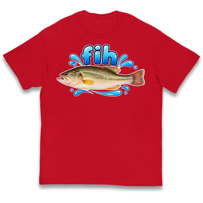 Fih Funny Bass Fish Kids T-Shirt