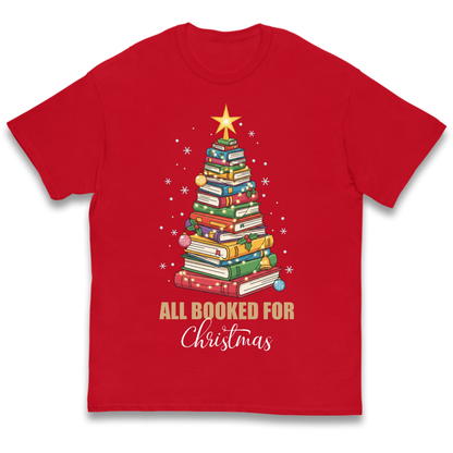 Book Tree Christmas Kids T-Shirt