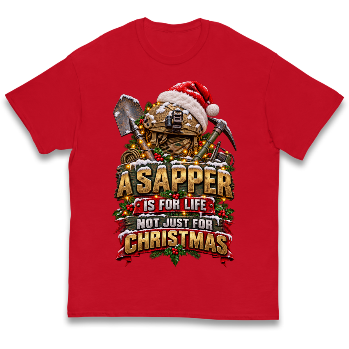 Royal Engineers Sappers Christmas Kids T-Shirt