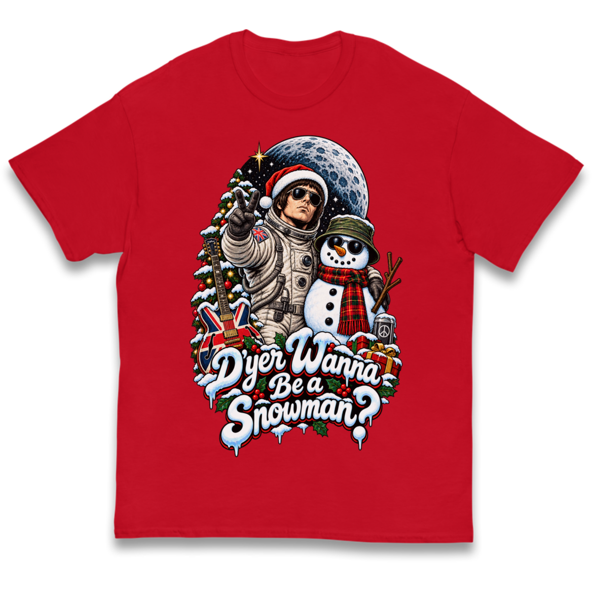 Oasis Band Christmas Kids T-Shirt