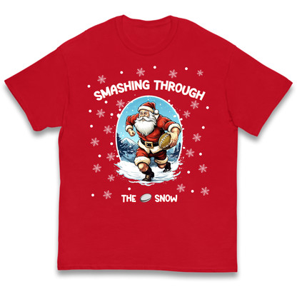 Rugby Santa Clothing Kids T-Shirt