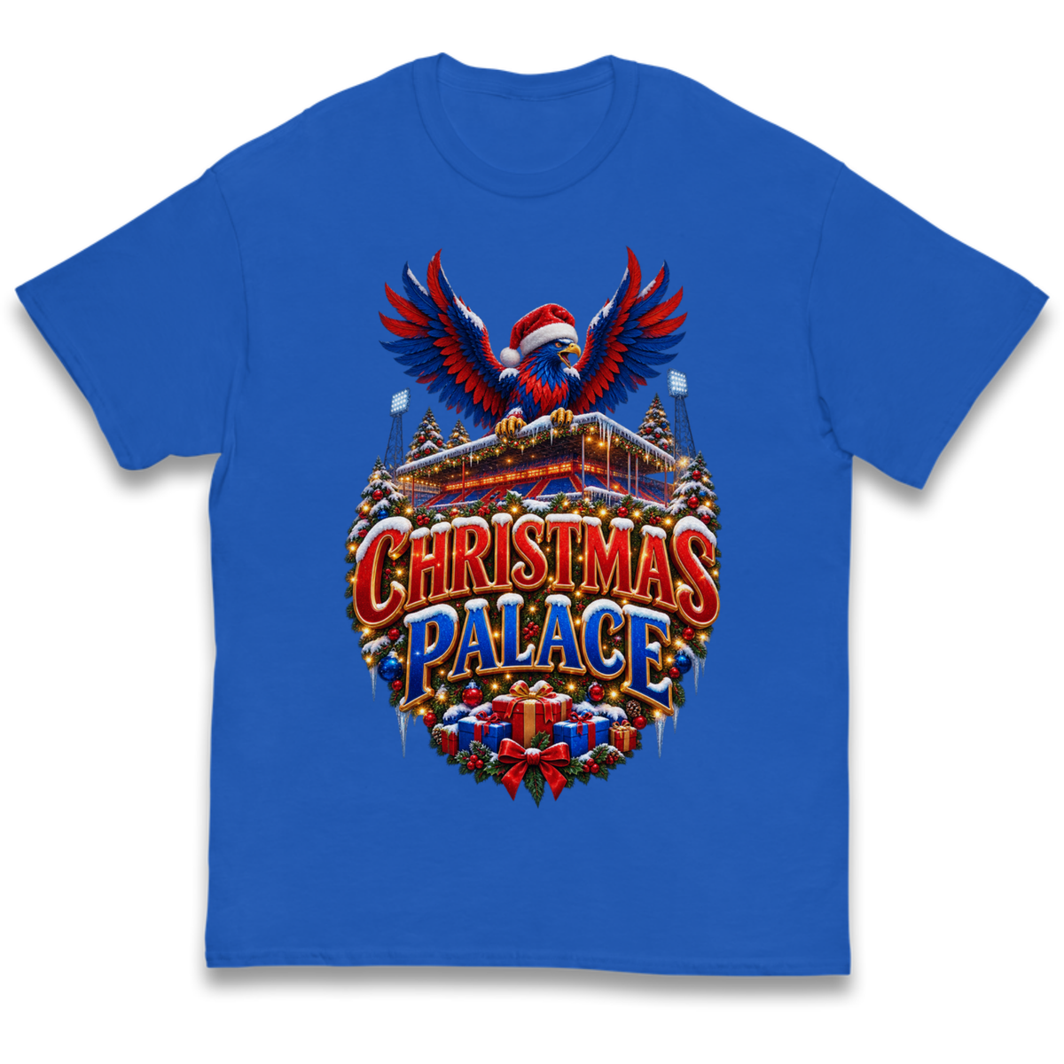 Crystal Palace Football Christmas Kids T-Shirt
