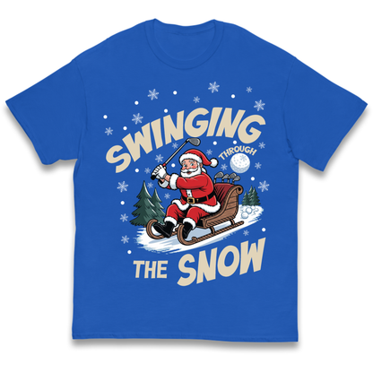 Christmas Golf Kids T-Shirt