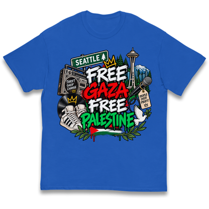 Macklemore Ed Sheeran Tour Palestine Kids T-Shirt
