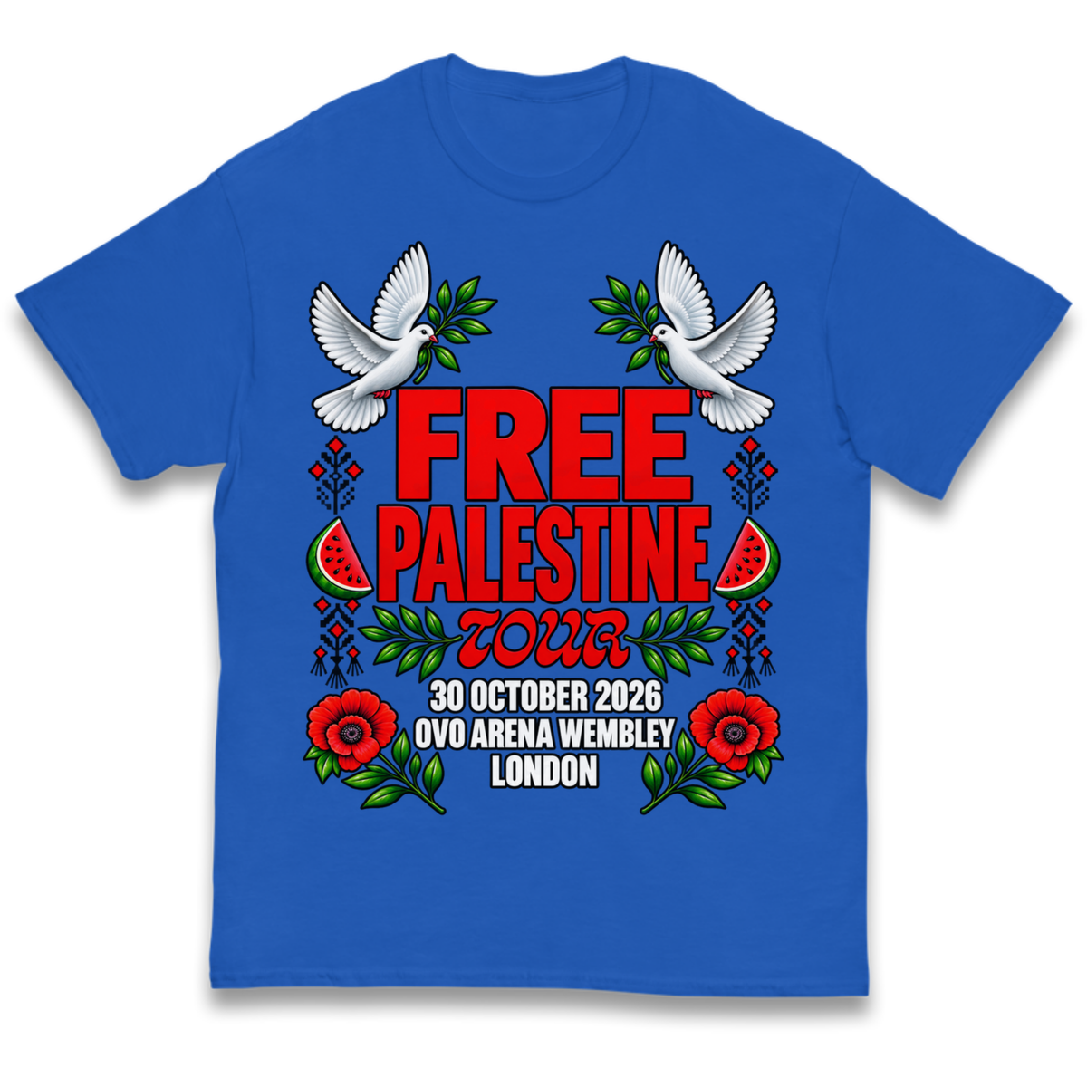 Macklemore and Friends Free Palestine Tour London 2026 Kids T-Shirt